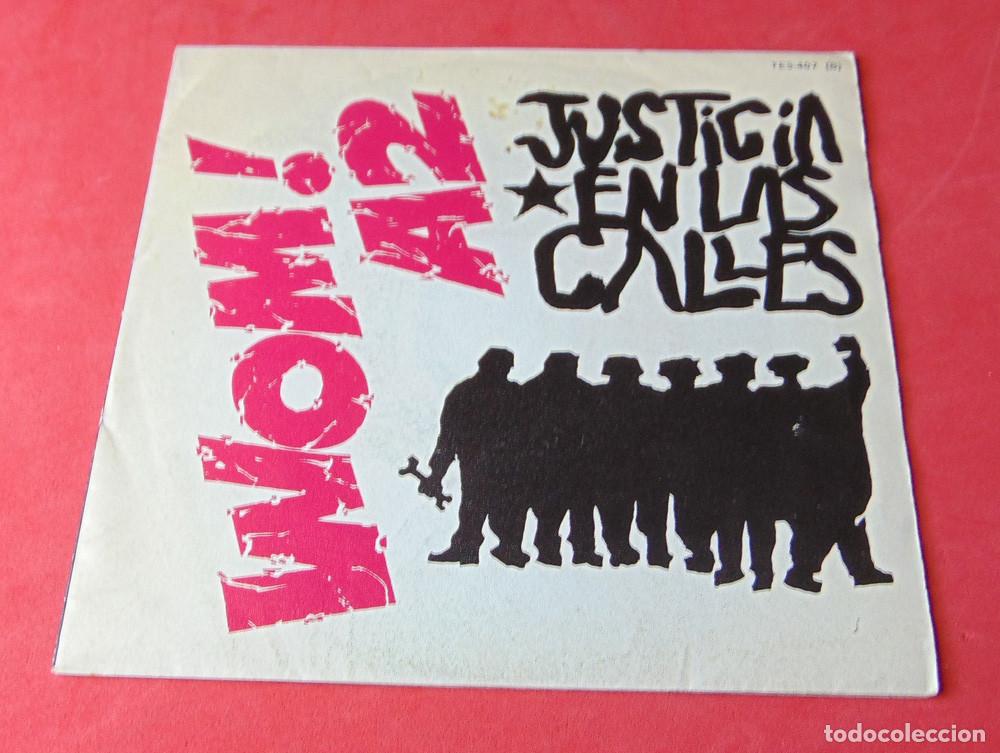 Discos de vinilo: WOM! A2 &ndash; Justicia En Las Calles - SINGLE 1986 - Foto 1