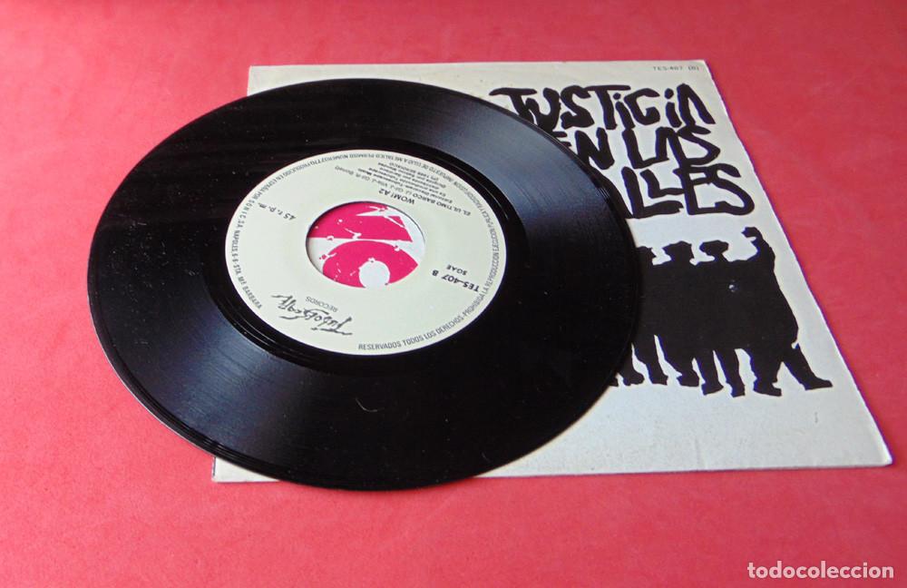 Discos de vinilo: WOM! A2 &ndash; Justicia En Las Calles - SINGLE 1986 - Foto 5