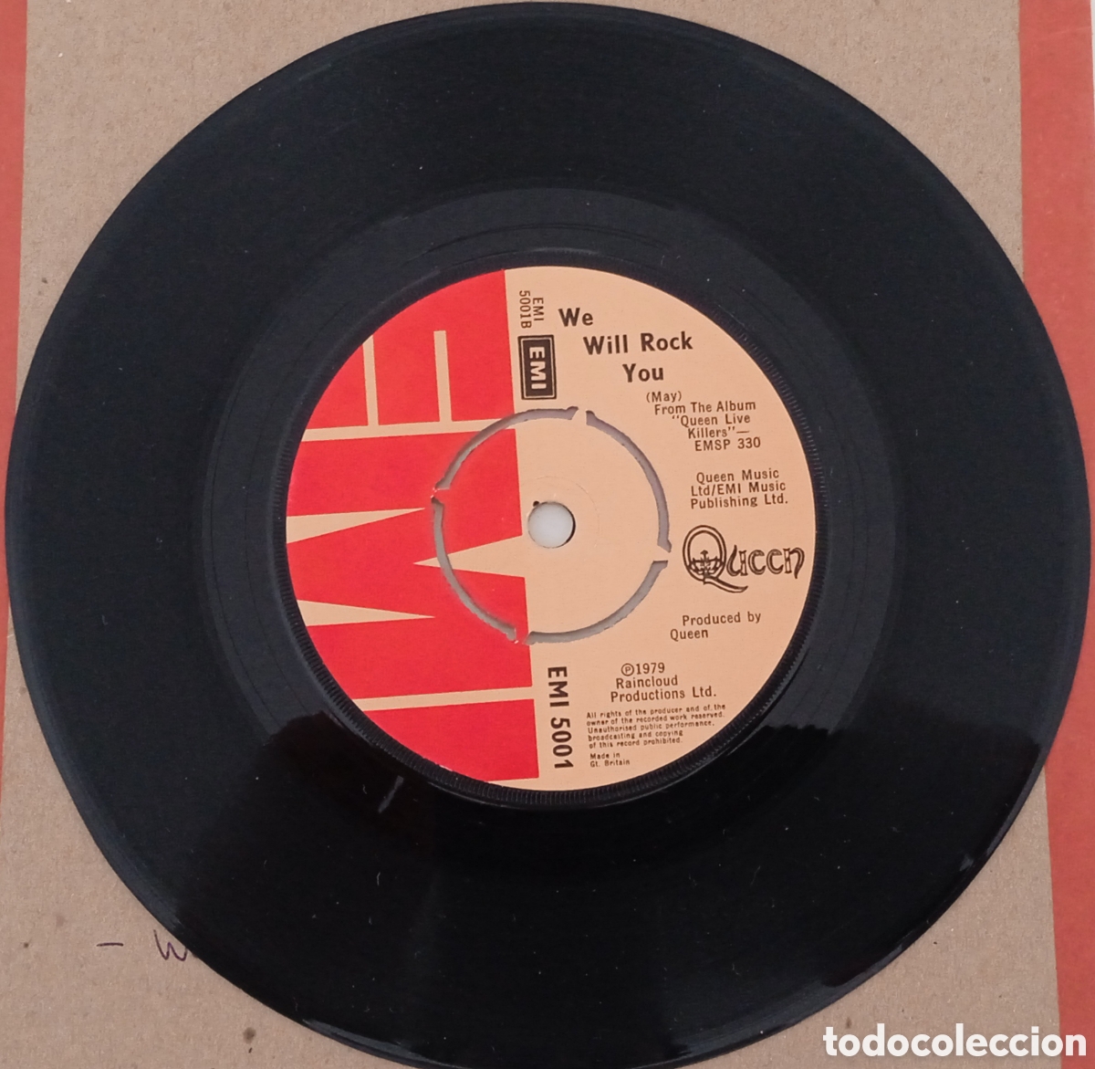 Discos de vinilo: QUEEN - Crazy little thing called love (1979) single - Foto 4