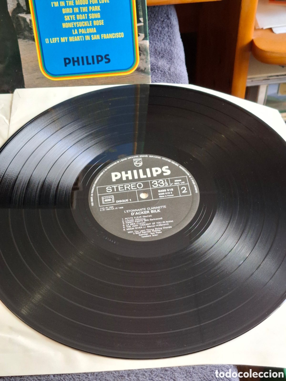 Discos de vinilo: Acker Bilk - L &Eacute;tonnante Clarinette, 2 Discos. - Foto 7