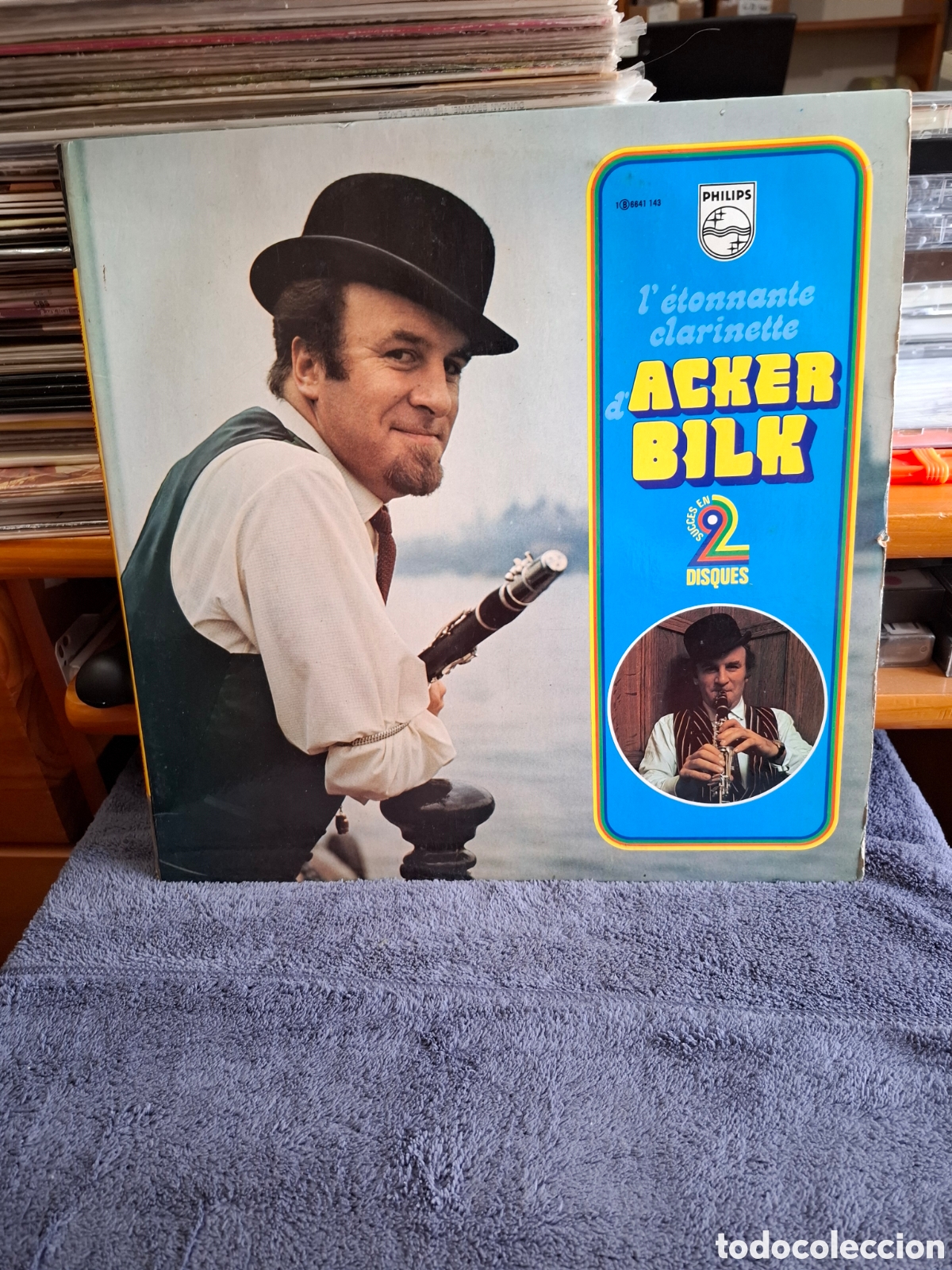 Discos de vinilo: Acker Bilk - L &Eacute;tonnante Clarinette, 2 Discos. - Foto 1