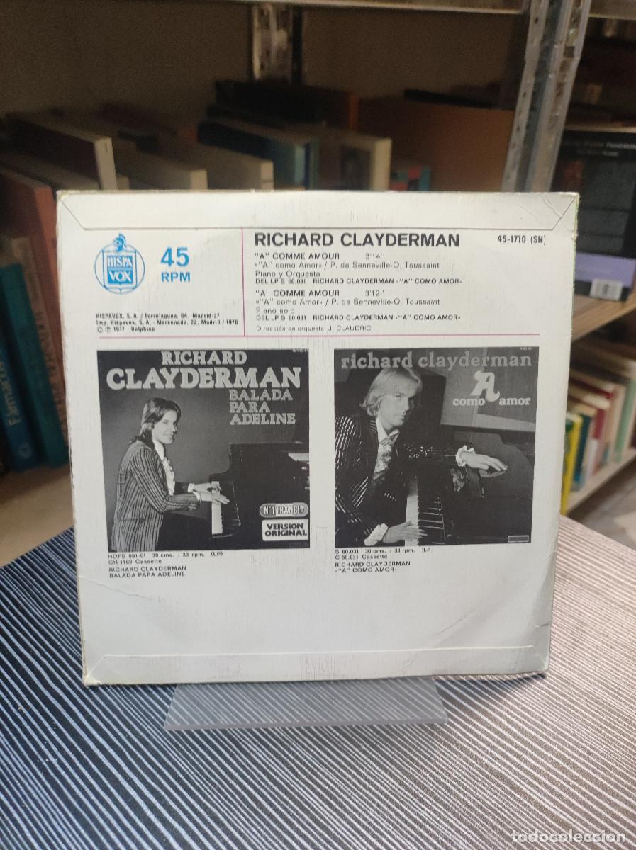 Discos de vinilo: Richard Clayderman &ndash; A Como Amor - Foto 2