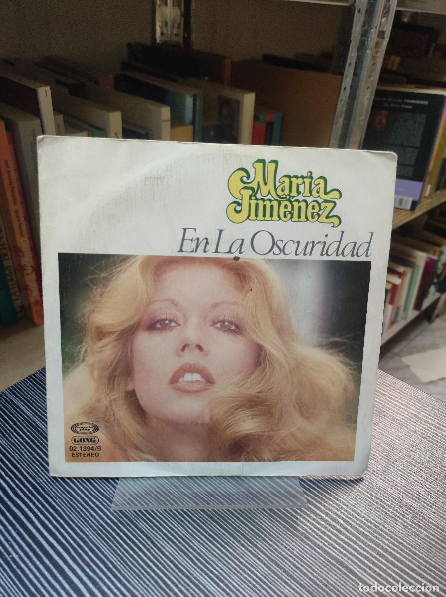 Discos de vinilo: Mar&iacute;a Jim&eacute;nez &ndash; En La Oscuridad - Foto 1