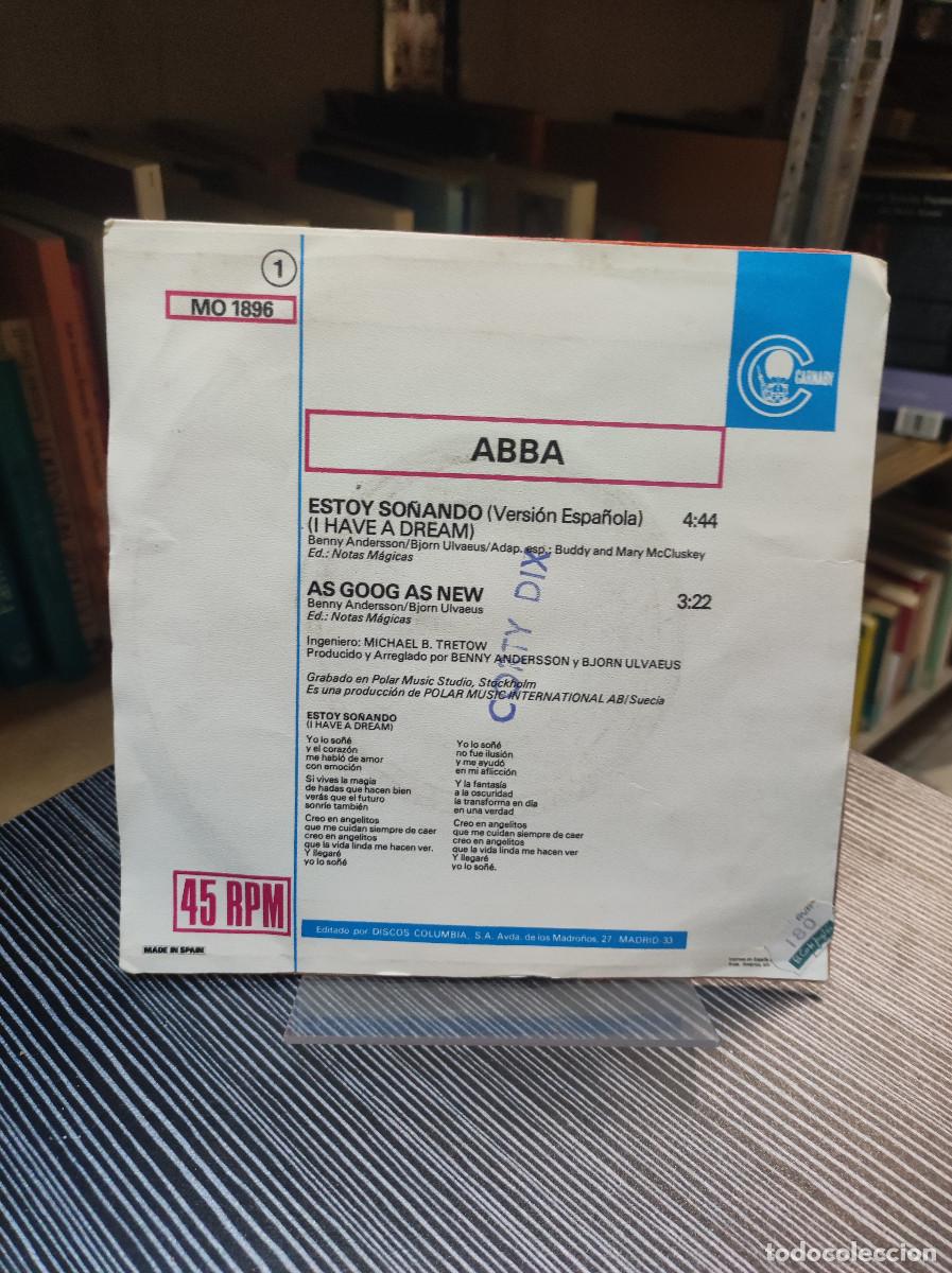 Discos de vinilo: ABBA &ndash; Estoy So&ntilde;ando (Versi&oacute;n Espa&ntilde;ola) (I Have A Dream) - Foto 2