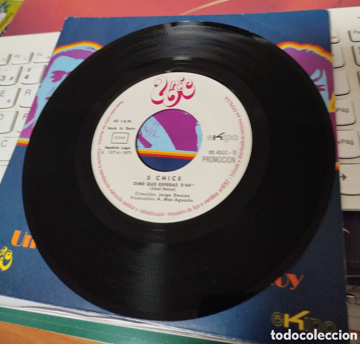Discos de vinilo: 5 Chics - dime qu&eacute; esperas - Foto 2