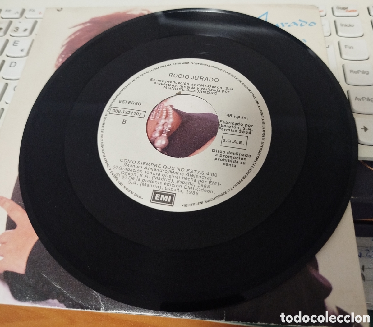 Discos de vinilo: Rocio Jurado - paloma brava - Foto 2