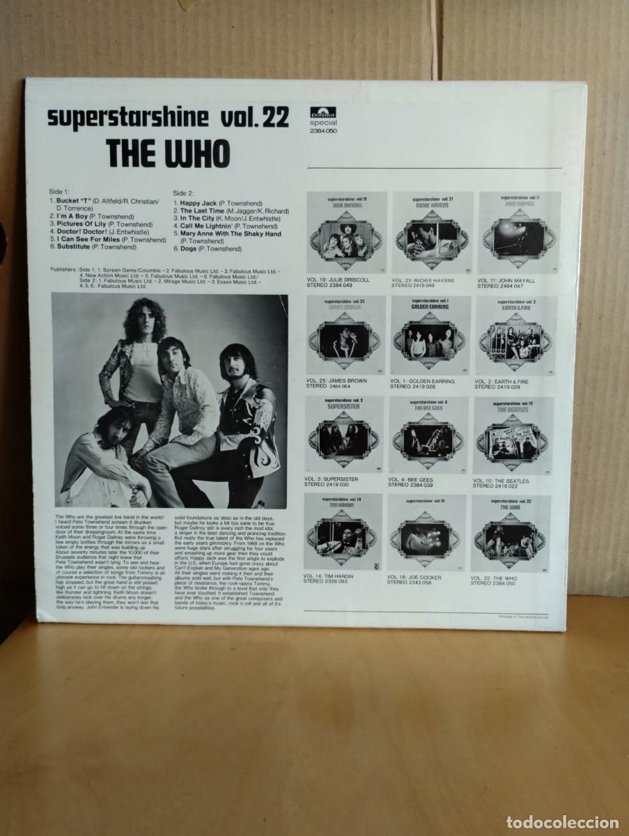 Discos de vinilo: THE WHO ----- SUPERSTARSHINE VOL.22 - Foto 2