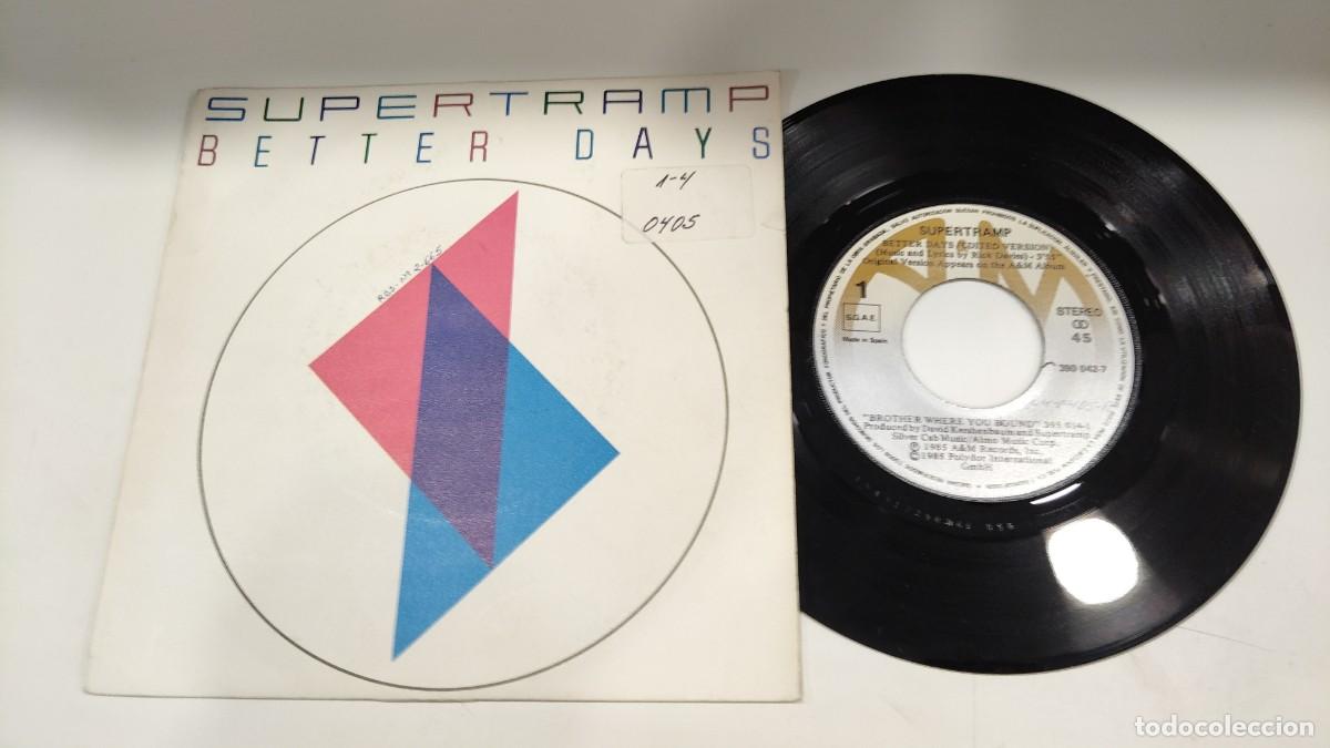 Discos de vinilo: SCO14-Supertramp - Better Days (7&rdquo;, Single) - Foto 1