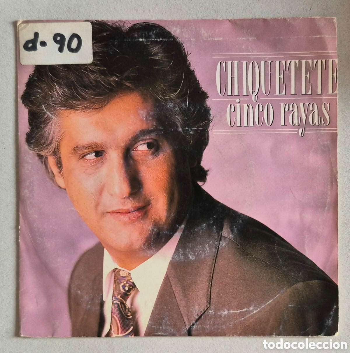Discos de vinilo: SINGLE - CHIQUETETE - CINCO RAYAS - 1990 PROMO - Foto 1