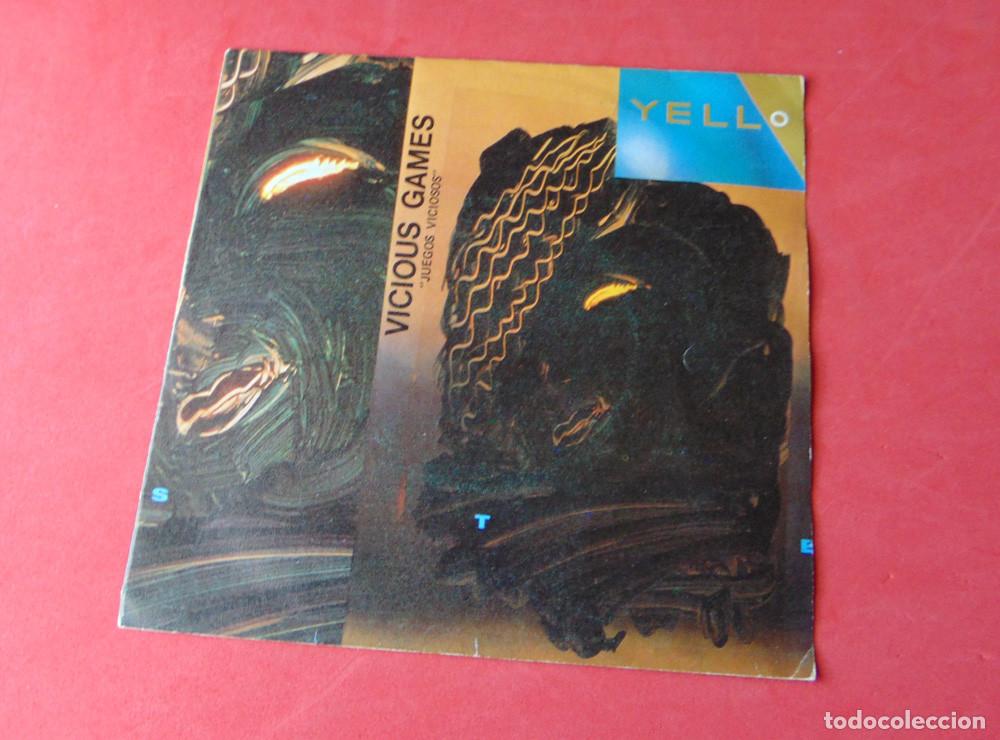 Discos de vinilo: Yello &ndash; Vicious Games - SINGLE 1985 - Foto 1