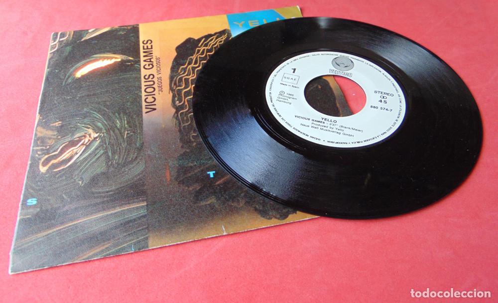 Discos de vinilo: Yello &ndash; Vicious Games - SINGLE 1985 - Foto 4