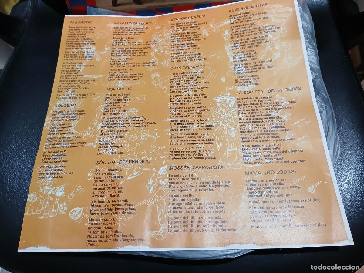 Discos de vinilo: DESPERDICIS CLINICS -COLLONS- (1987) LP DISCO VINILO - Foto 8