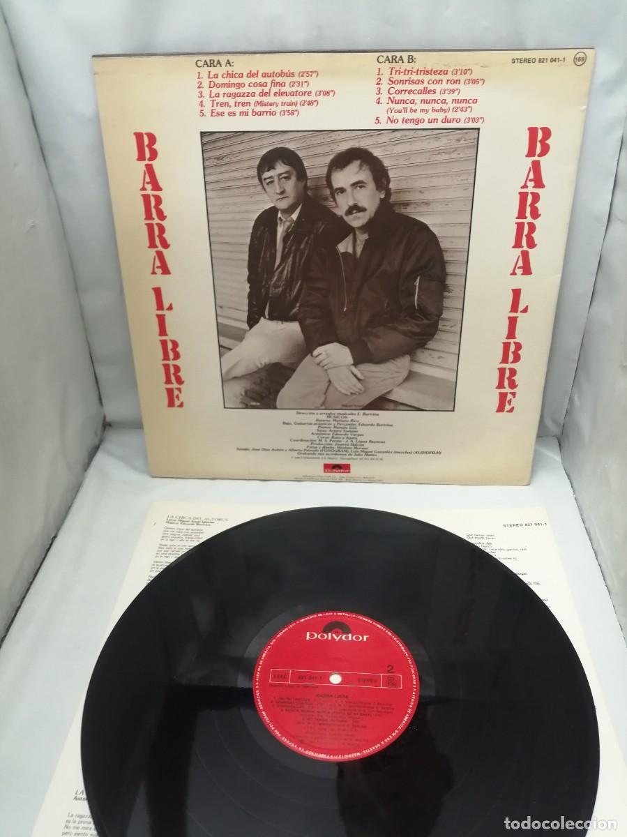 Discos de vinilo: BARRA LIBRE (LP Vinilo, Polydor 1984) - Foto 2