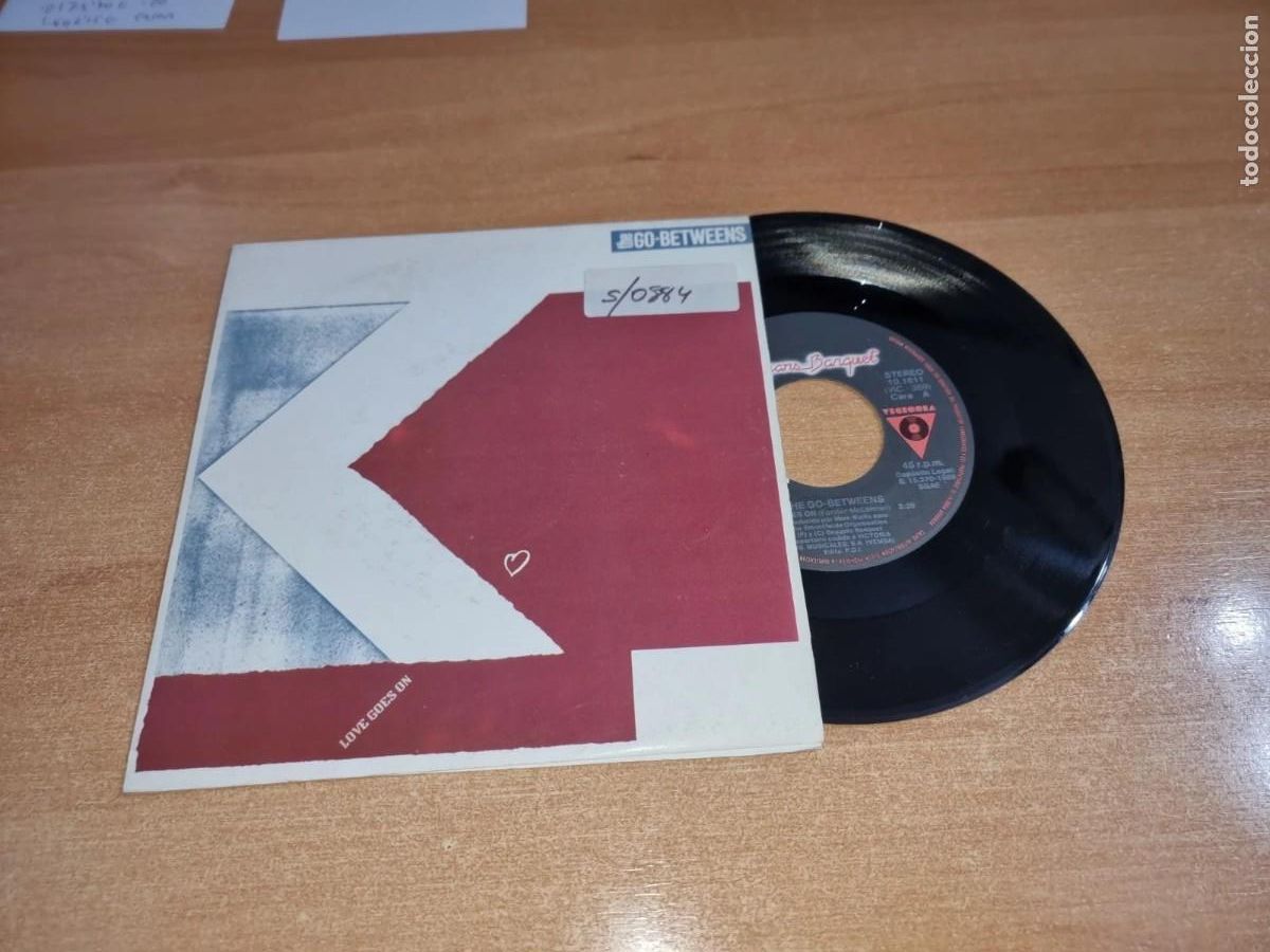 Vinyl-Schallplatten: THE GO-BETWEENS Love goes on 7&rdquo; SINGLE VINILO DEL A&Ntilde;O 1989 ESPA&Ntilde;A CONTIENE 2 TEMAS