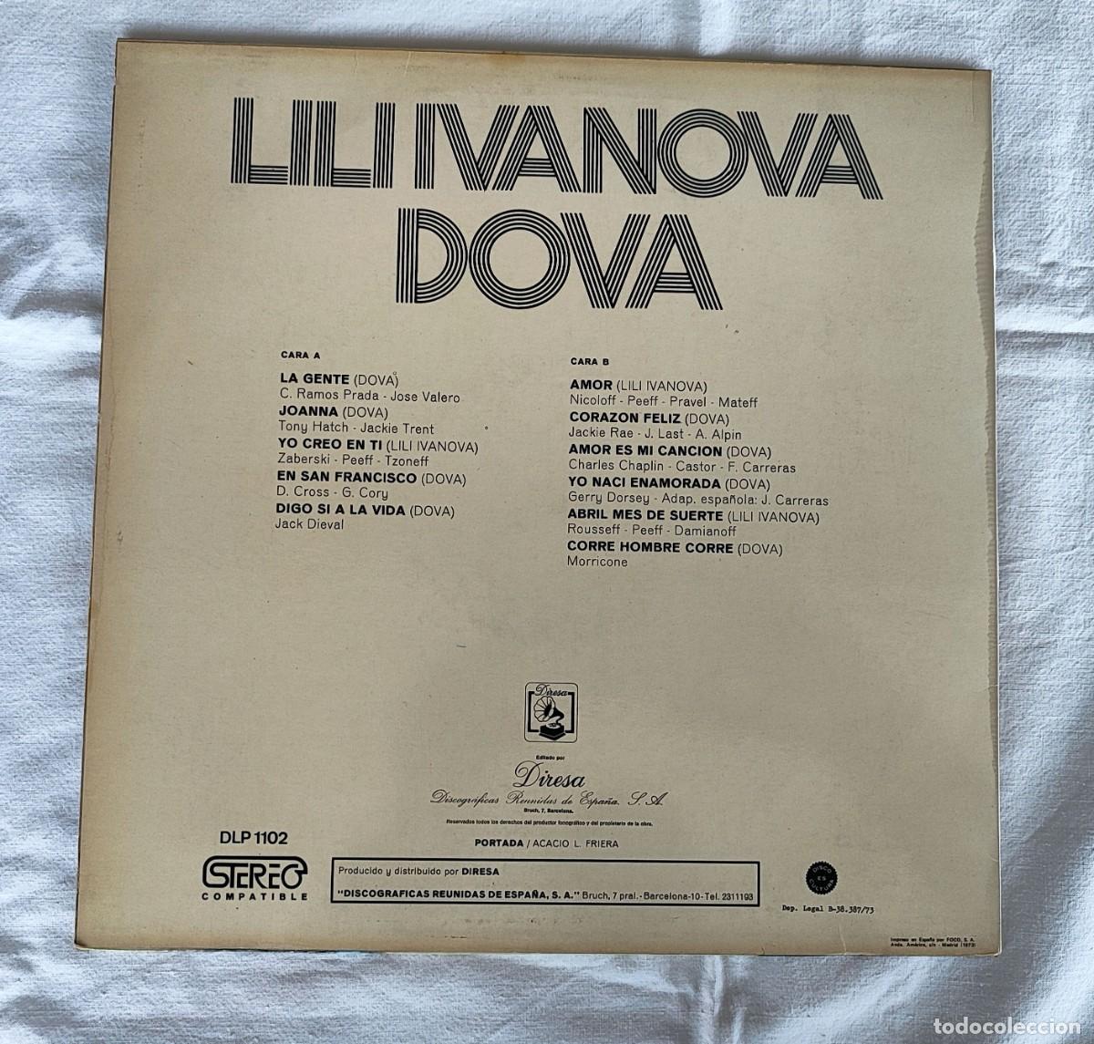 Discos de vinilo: LILI IVANOVA & DOVA. - Foto 2