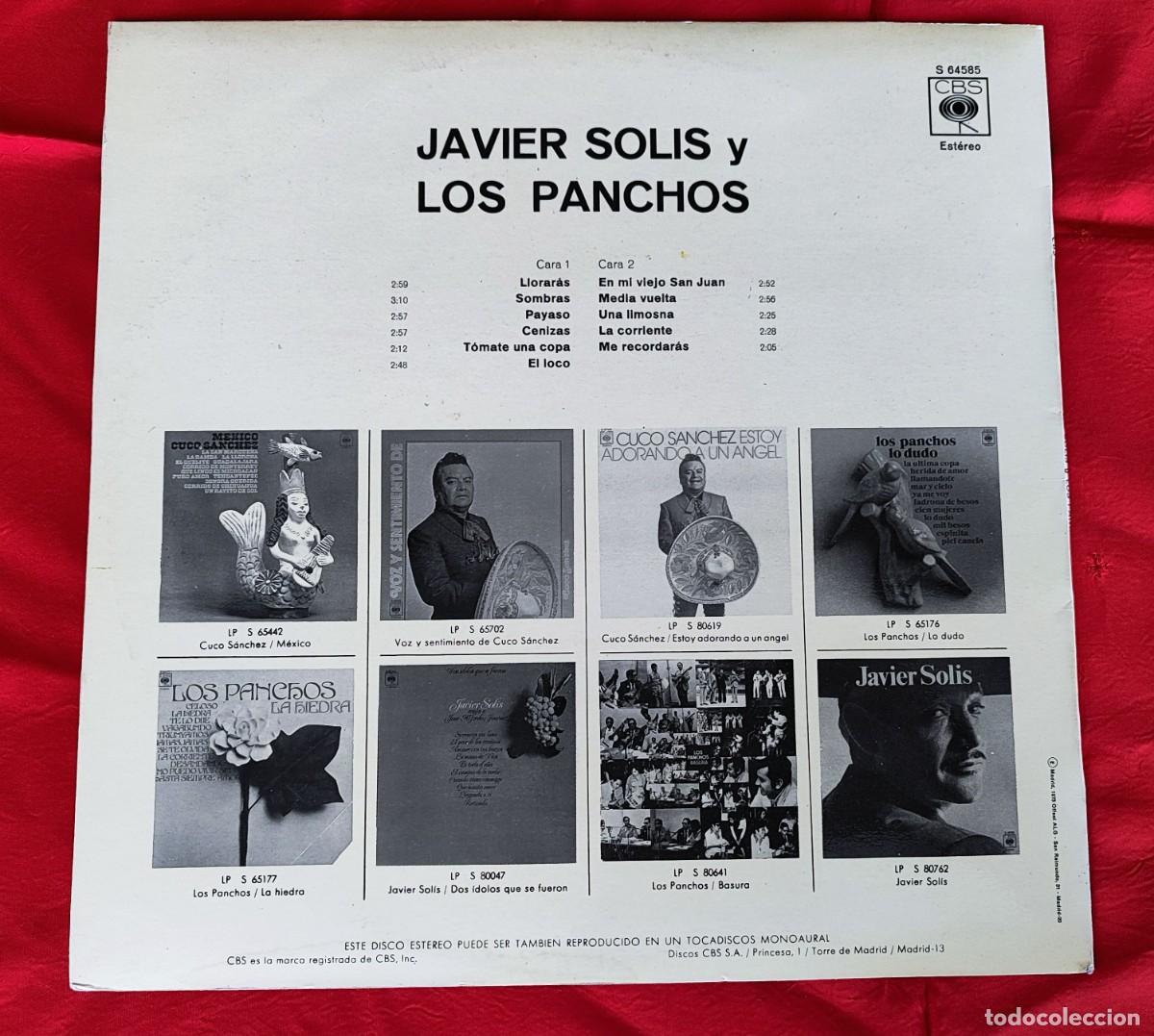 Discos de vinilo: TRES LP&acute;S DE JAVIER SOL&Iacute;S. - Foto 6