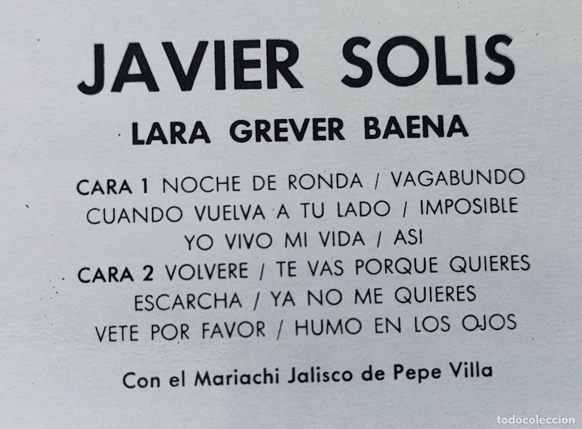 Discos de vinilo: TRES LP&acute;S DE JAVIER SOL&Iacute;S. - Foto 10