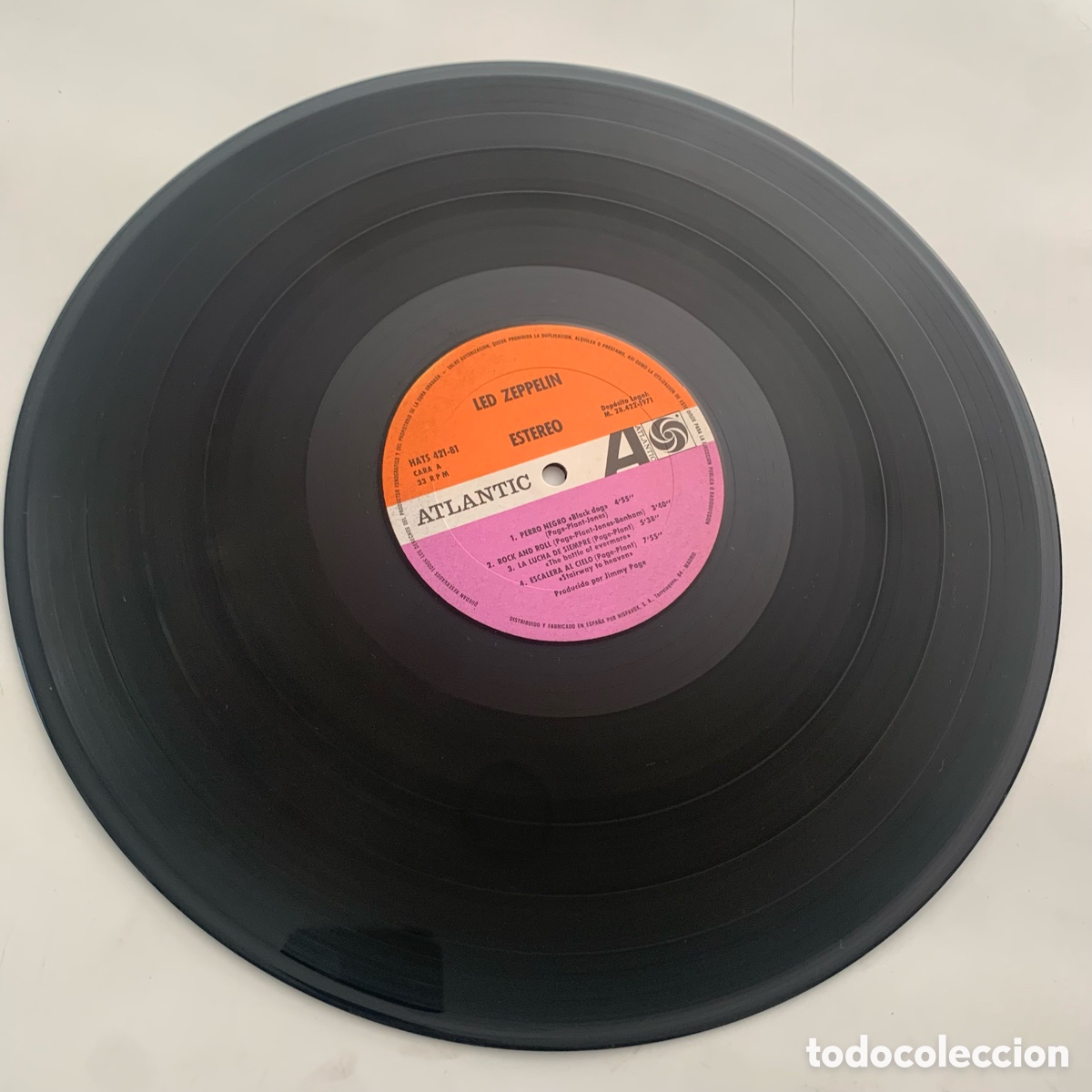 Discos de vinilo: lp Led Zeppelin &lrm;&ndash; Untitled edicion espa&ntilde;ola - Foto 6