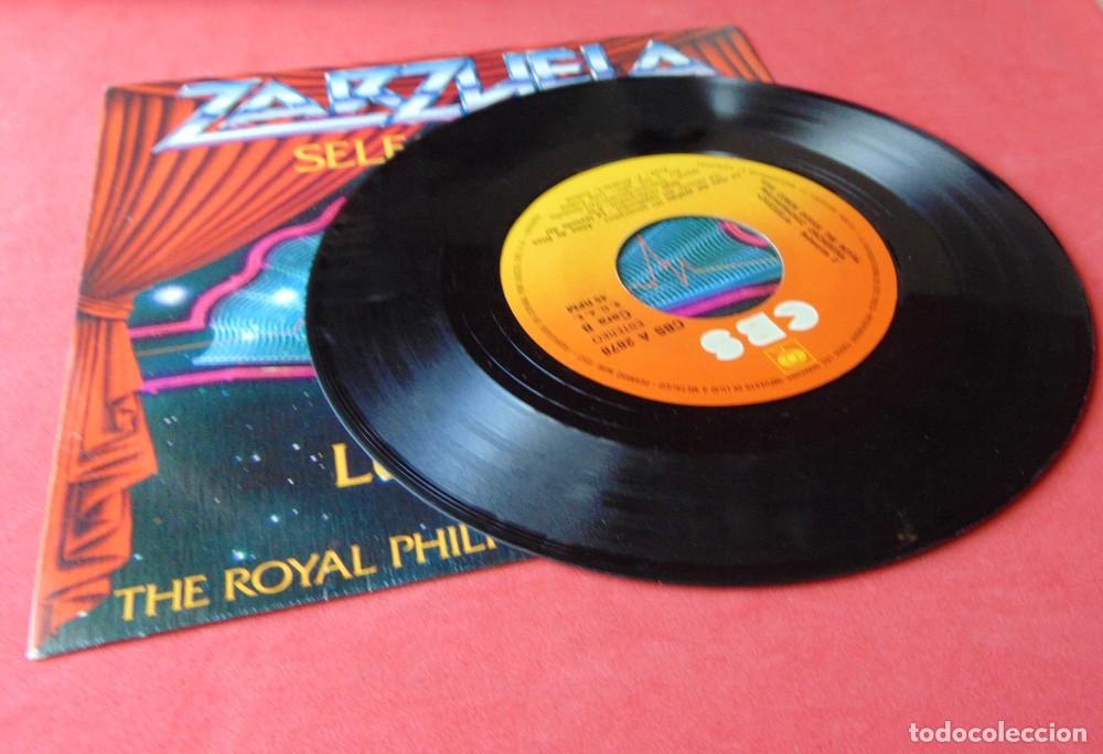 Discos de vinilo: LUIS COBOS - ZARZUELA SELECCION 2 - SINGLE VINILO 1982 - Foto 4