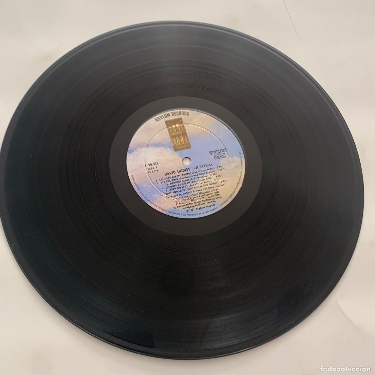 Discos de vinilo: lp David Lindley &lrm;&ndash; El Rayo-X edicion espa&ntilde;ola de 1981 - Foto 5