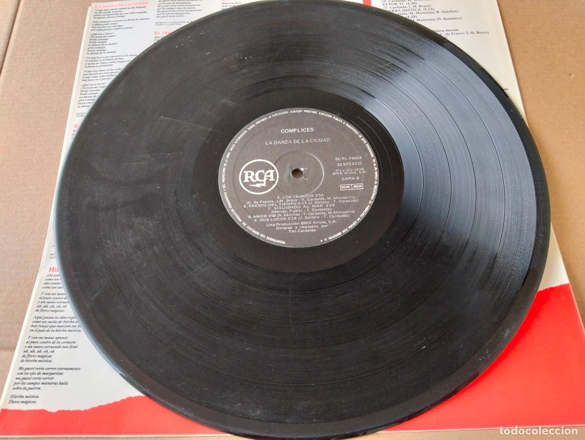 Discos de vinilo: DISCO LP, COMPLICES - LA DANZA DE LA CIUDAD - Foto 4