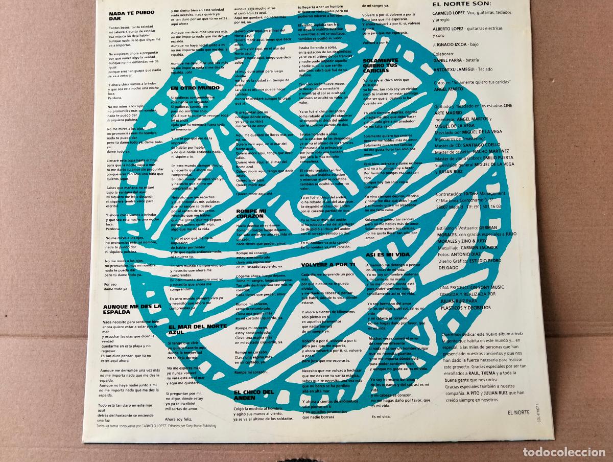 Discos de vinilo: DISCO LP, EL NORTE - TEMPESTAD - Foto 4