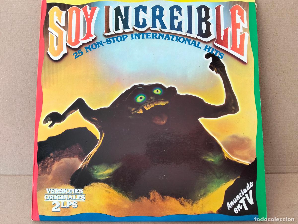 Discos de vinilo: DISCO DOBLE LP, SOY INCREIBLE, VERSIONES ORIGINALES - Foto 1
