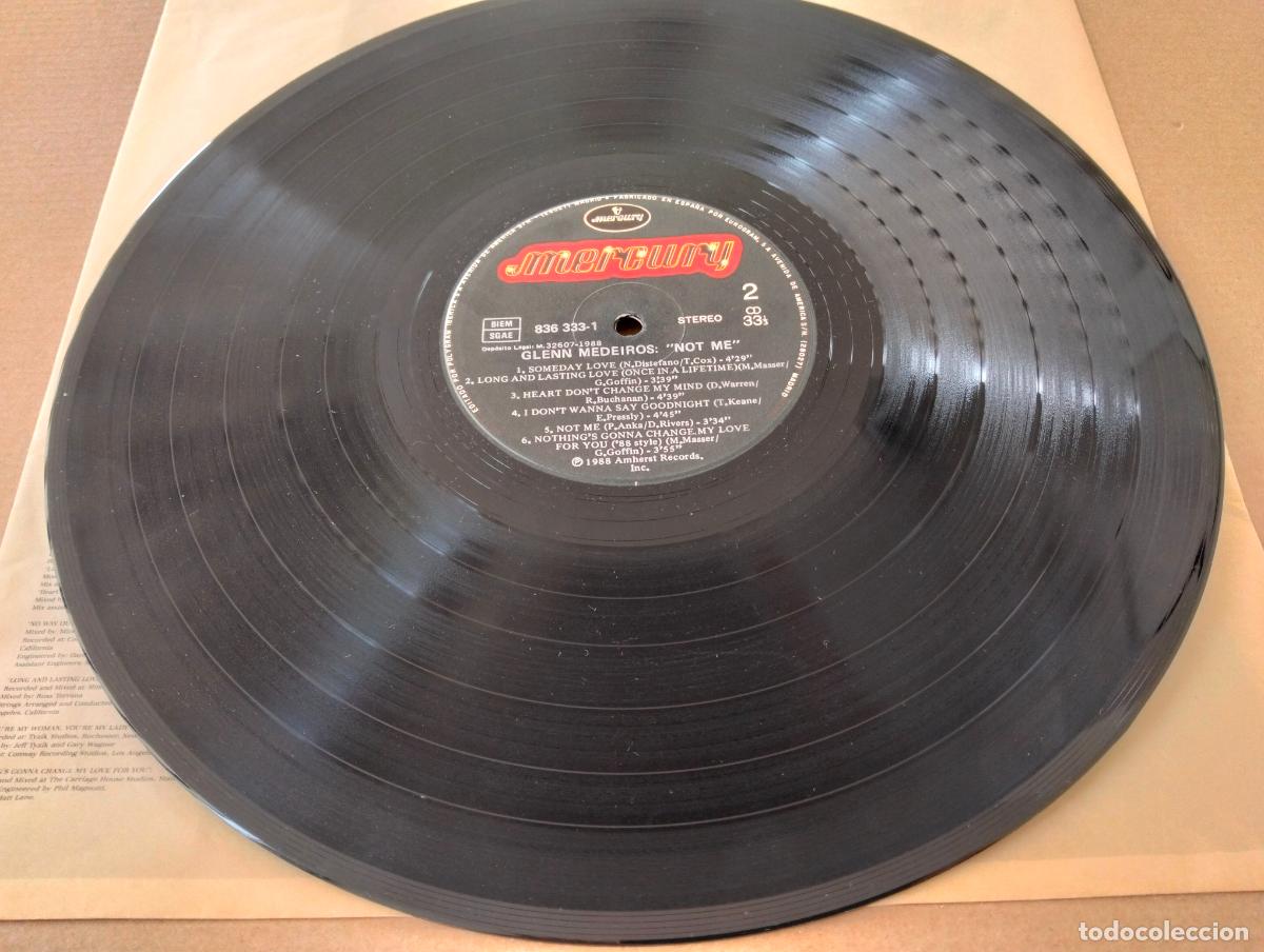Discos de vinilo: DISCO LP, GLEN MEDEIROS - NOT ME - Foto 5