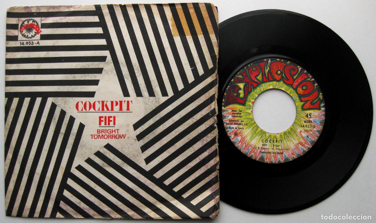 Discos de vinilo: Cockpit - Fifi / Bright Tomorrow - Single Explosi&oacute;n 1971 BPY - Foto 1