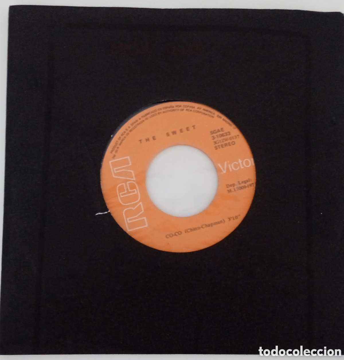 Discos de vinilo: THE SWEET - Co-co (1971) single - Foto 5