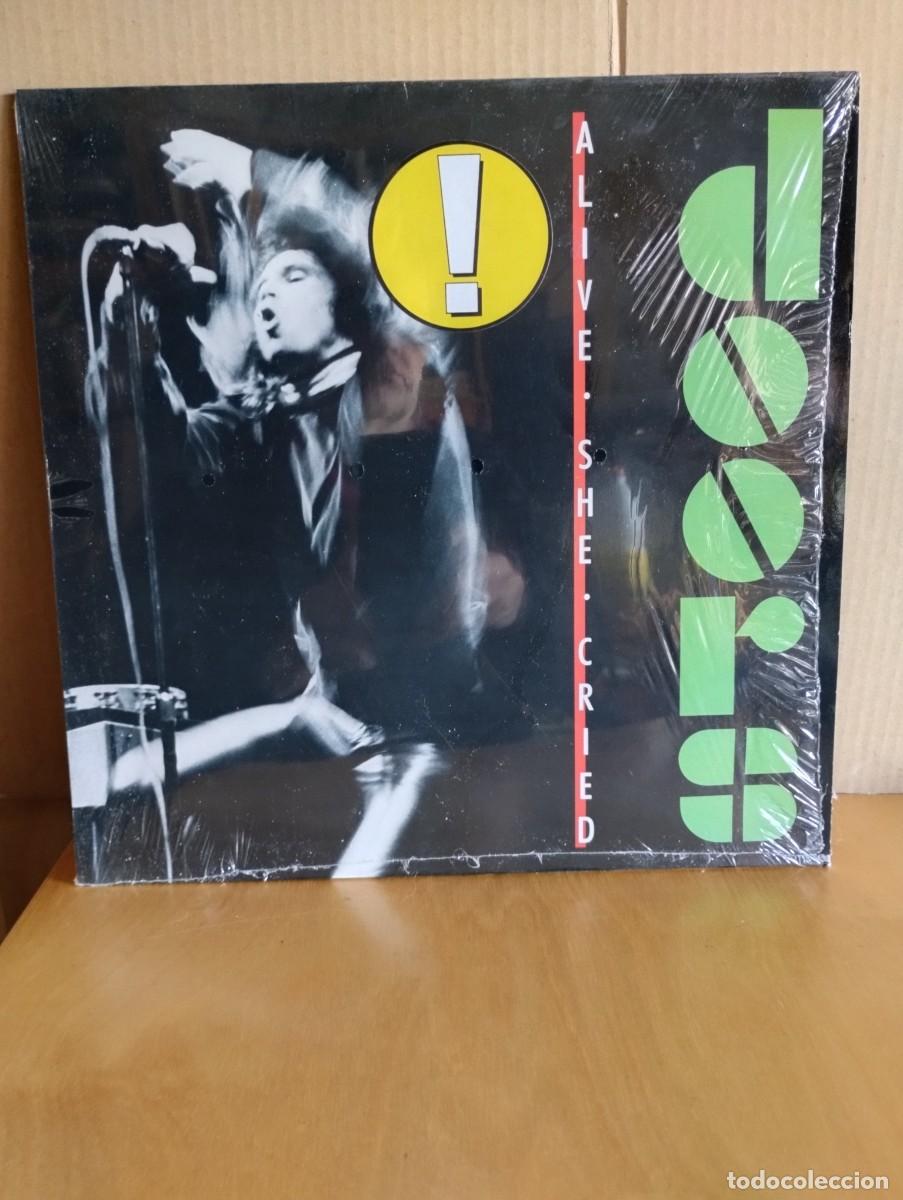 Discos de vinilo: THE DOORS ------ ALIVE SHE CRIED - Foto 1