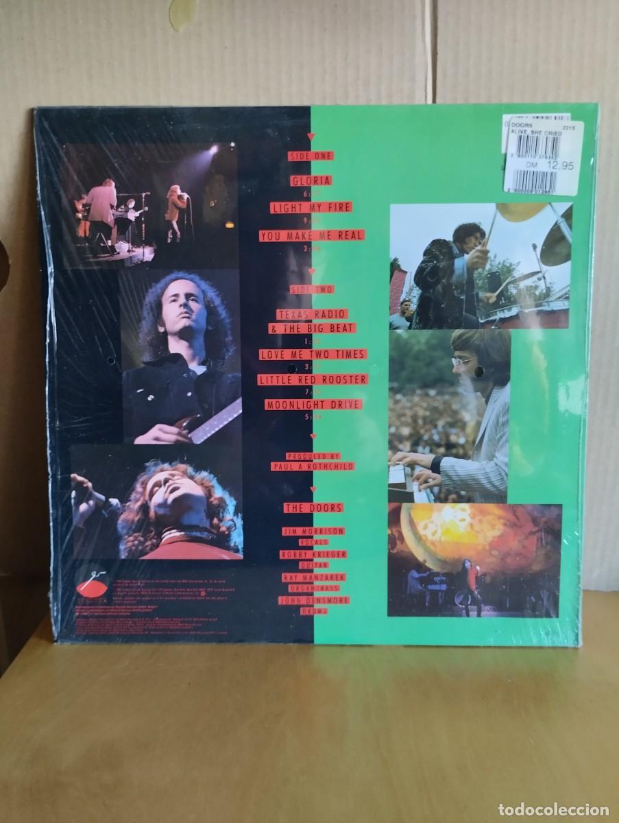 Discos de vinilo: THE DOORS ------ ALIVE SHE CRIED - Foto 2