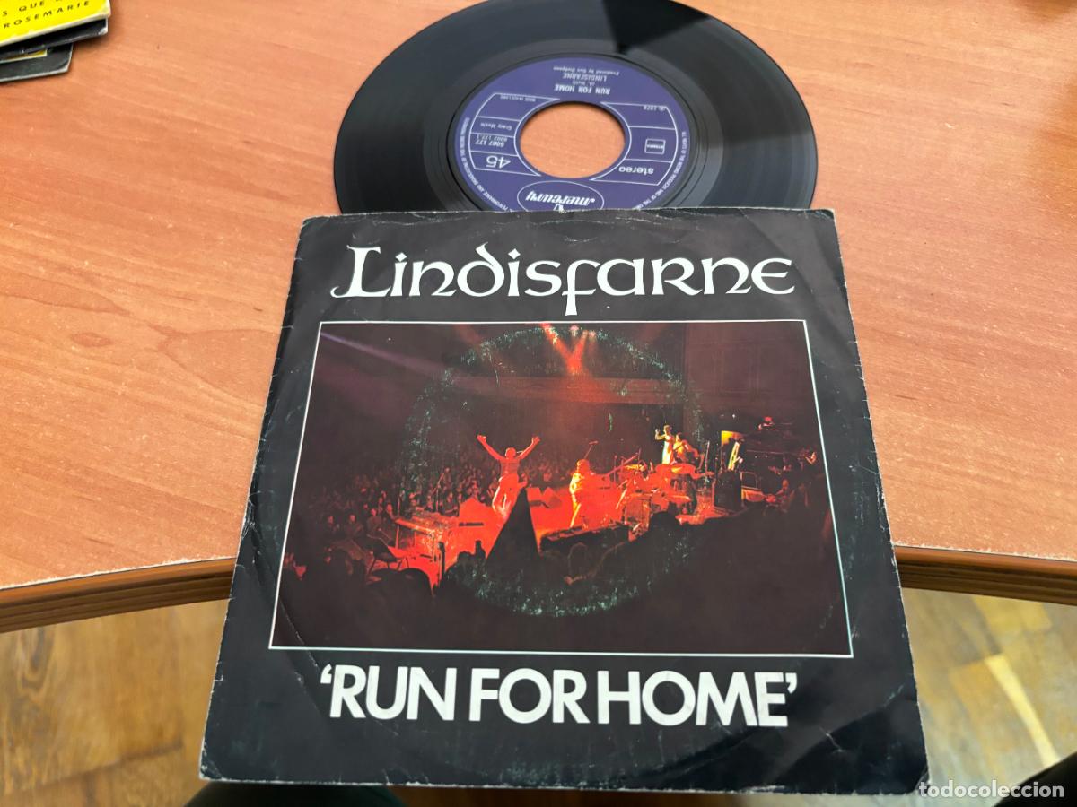 Discos de vinilo: LINDISFARNE (RUN FOR HOME) SINGLE 1978 (EPI6) - Foto 1