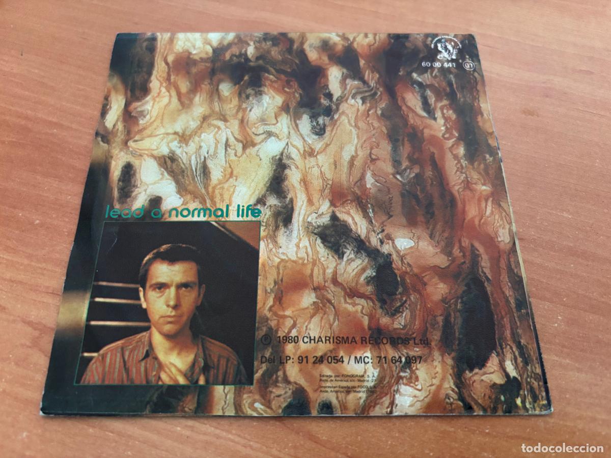 Discos de vinilo: PETER GABRIEL (NO SELF CONTROL) SINGLE ESPA&Ntilde;A 1978 (EPI6) - Foto 3