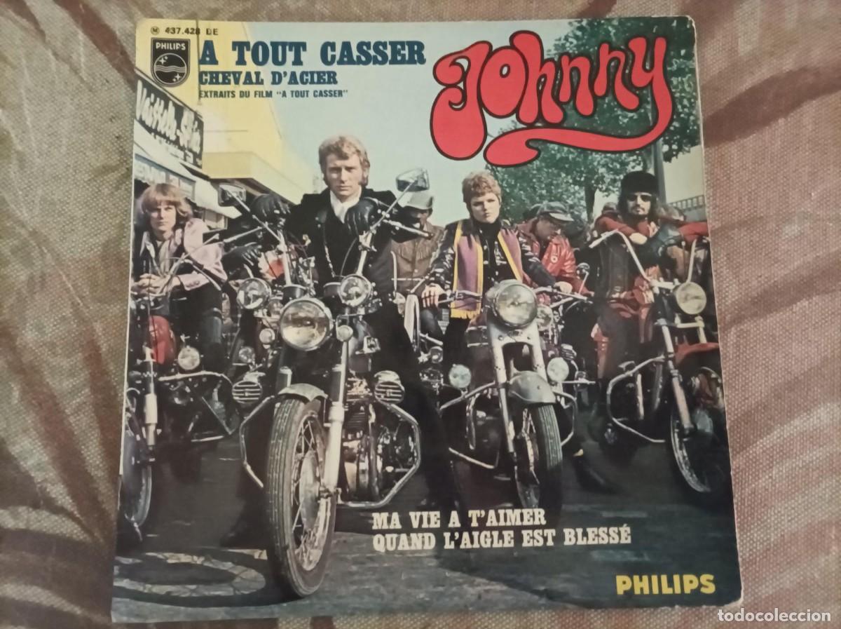 Discos de vinilo: Johnny Hallyday ep a tout casser - Foto 1