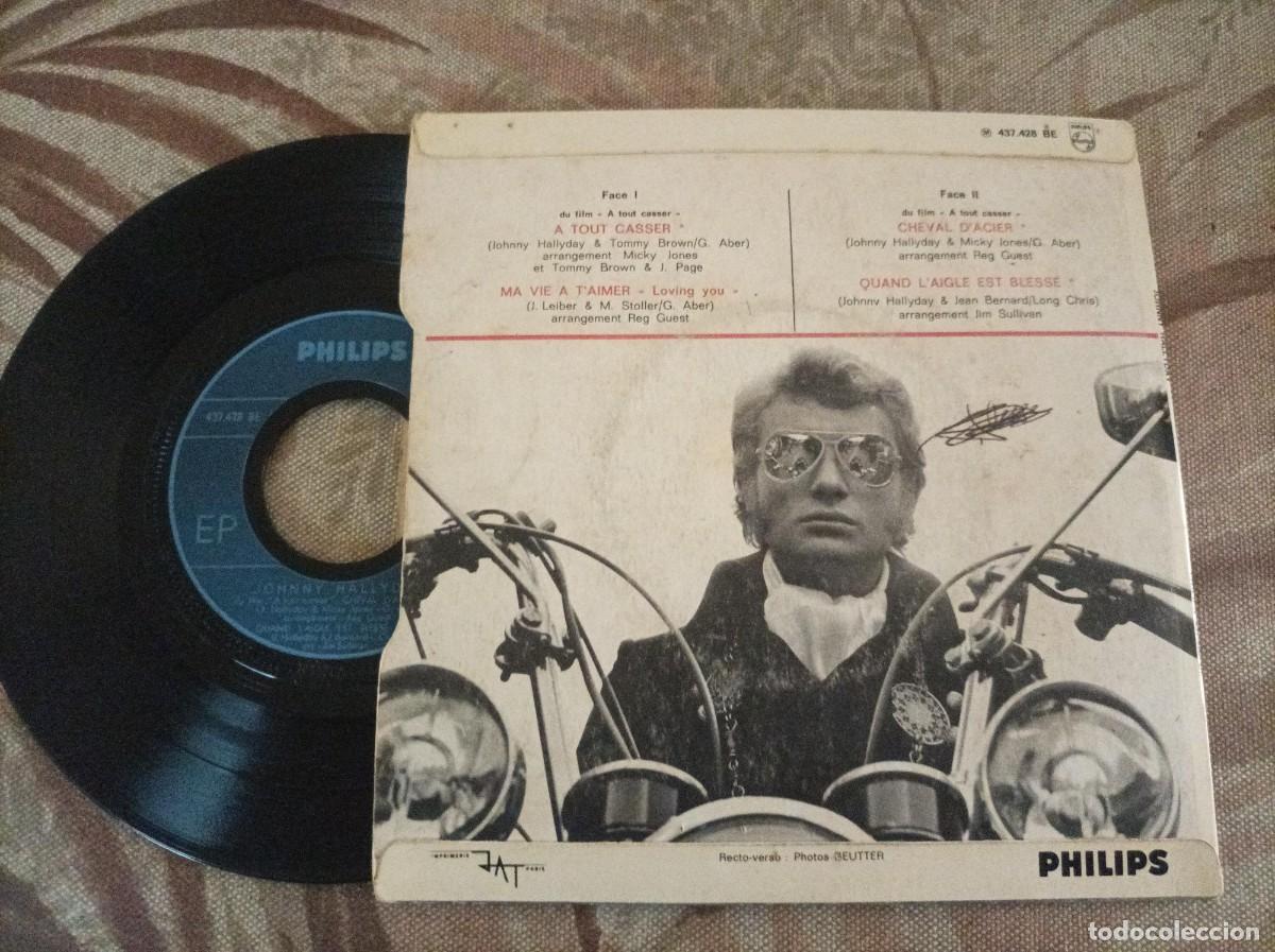 Discos de vinilo: Johnny Hallyday ep a tout casser - Foto 2