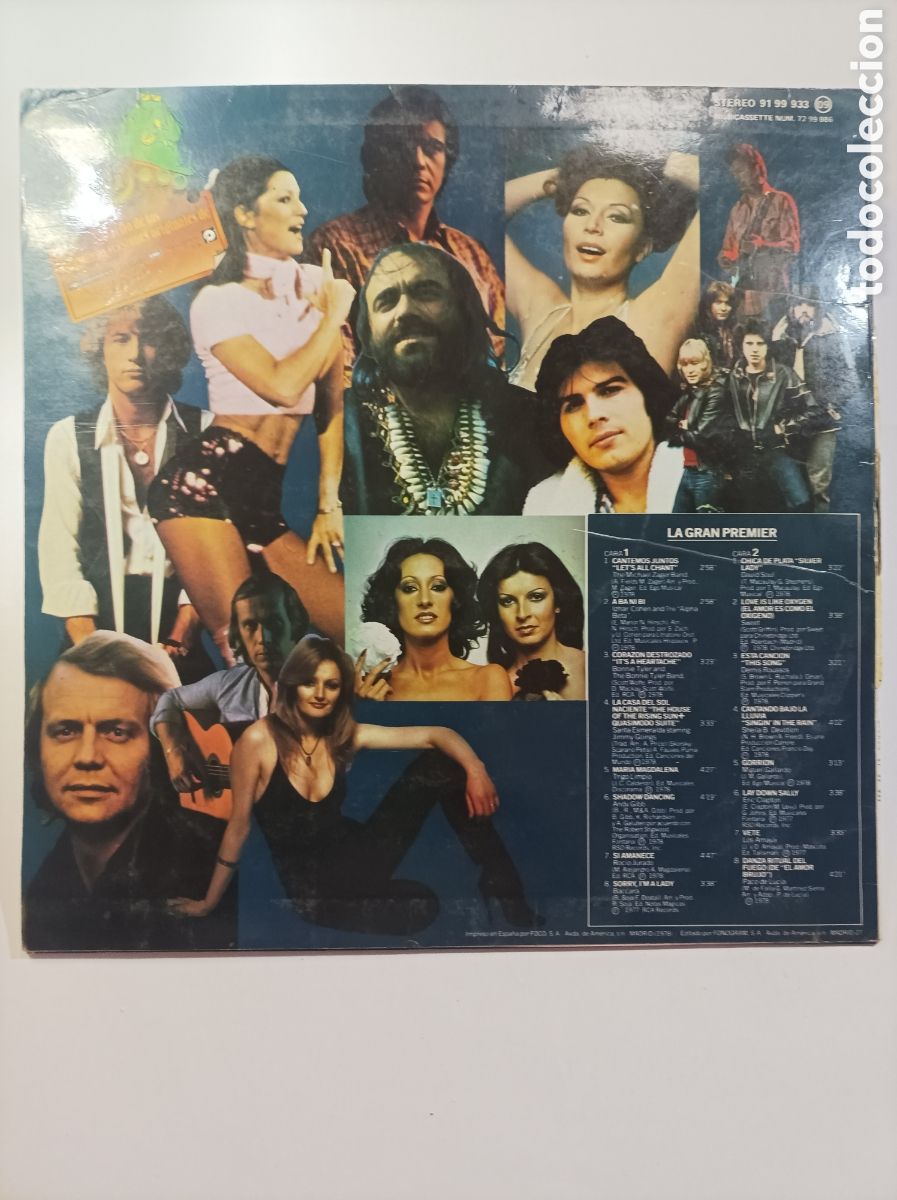 Discos de vinilo: LA GRAN PREMIER. RCA. VINILO. 1978. - Foto 3