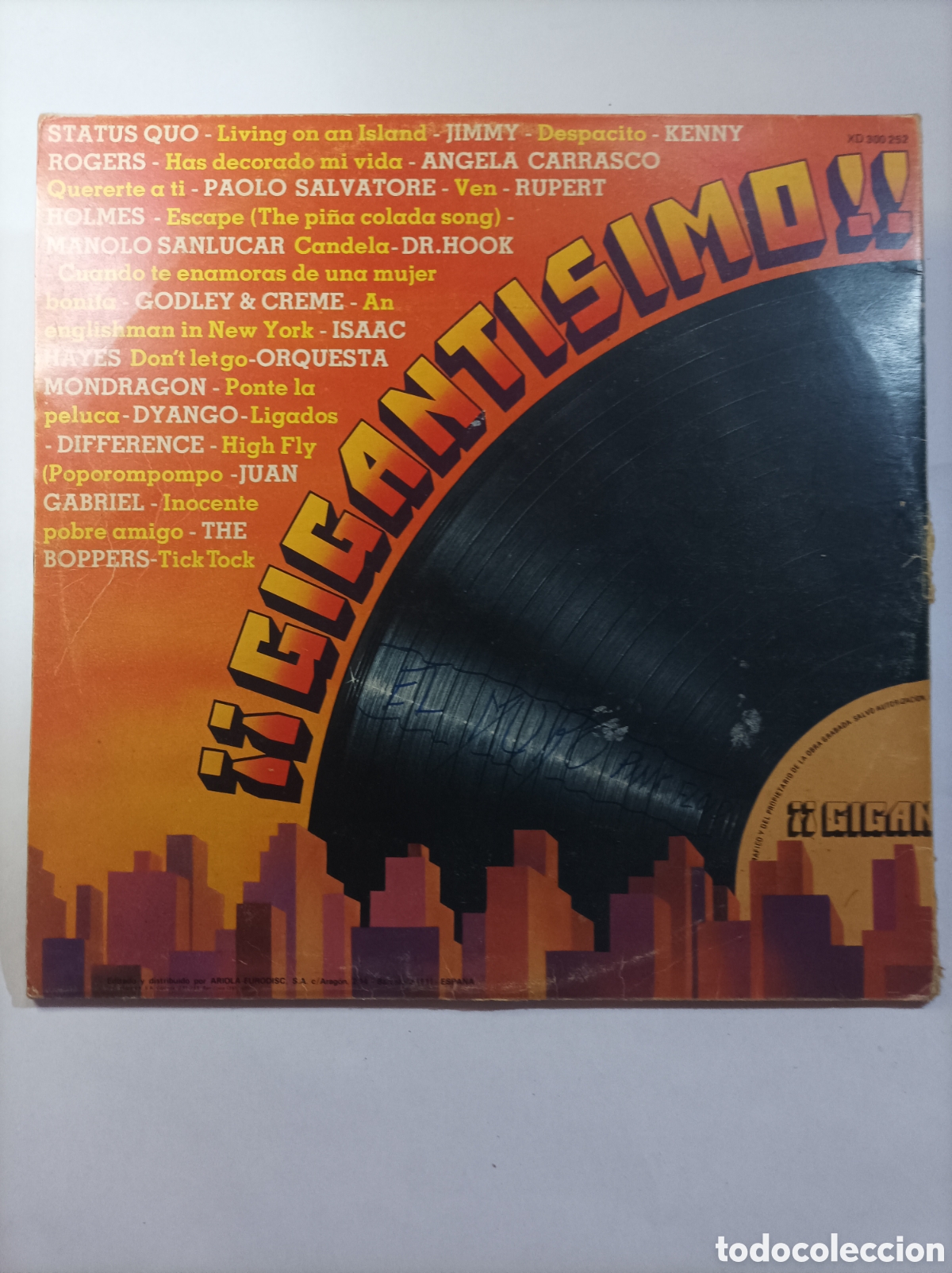 Discos de vinilo: GIGANTISIMO. PREMIER. 1980. - Foto 3