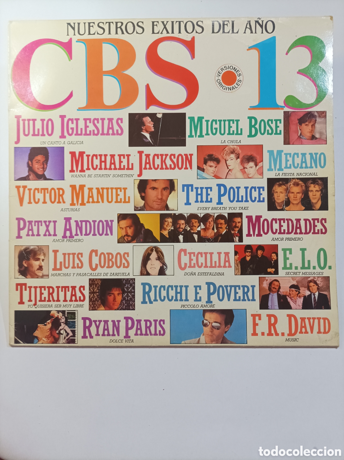 Discos de vinilo: CBS 13. NUESTROS &Eacute;XITOS DEL A&Ntilde;O. VINILO. 1983. - Foto 1
