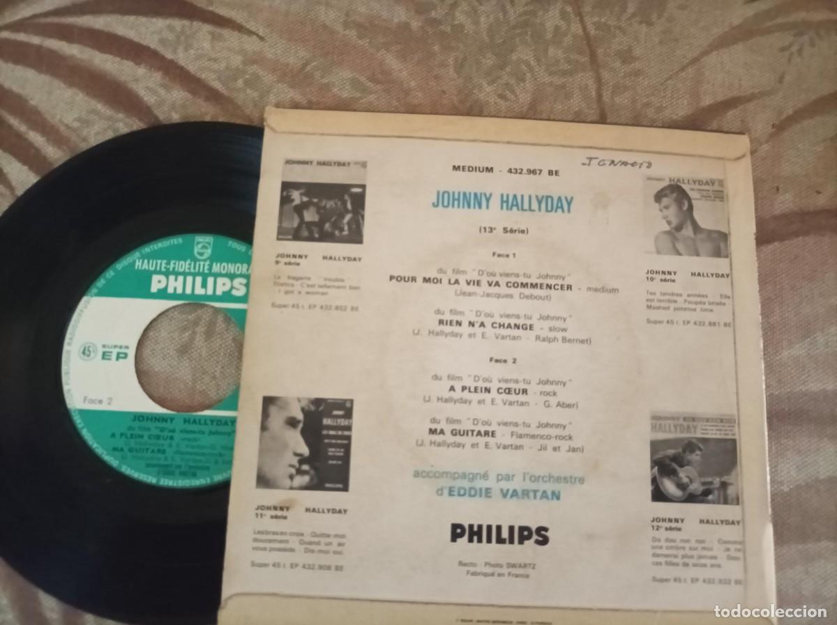 Discos de vinilo: Johnny Hallyday ep rock - Foto 2
