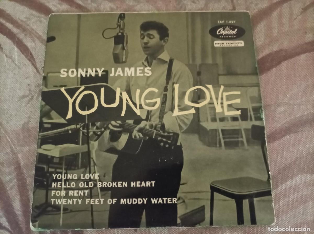 Discos de vinilo: Sonny James ep Young love - Foto 1