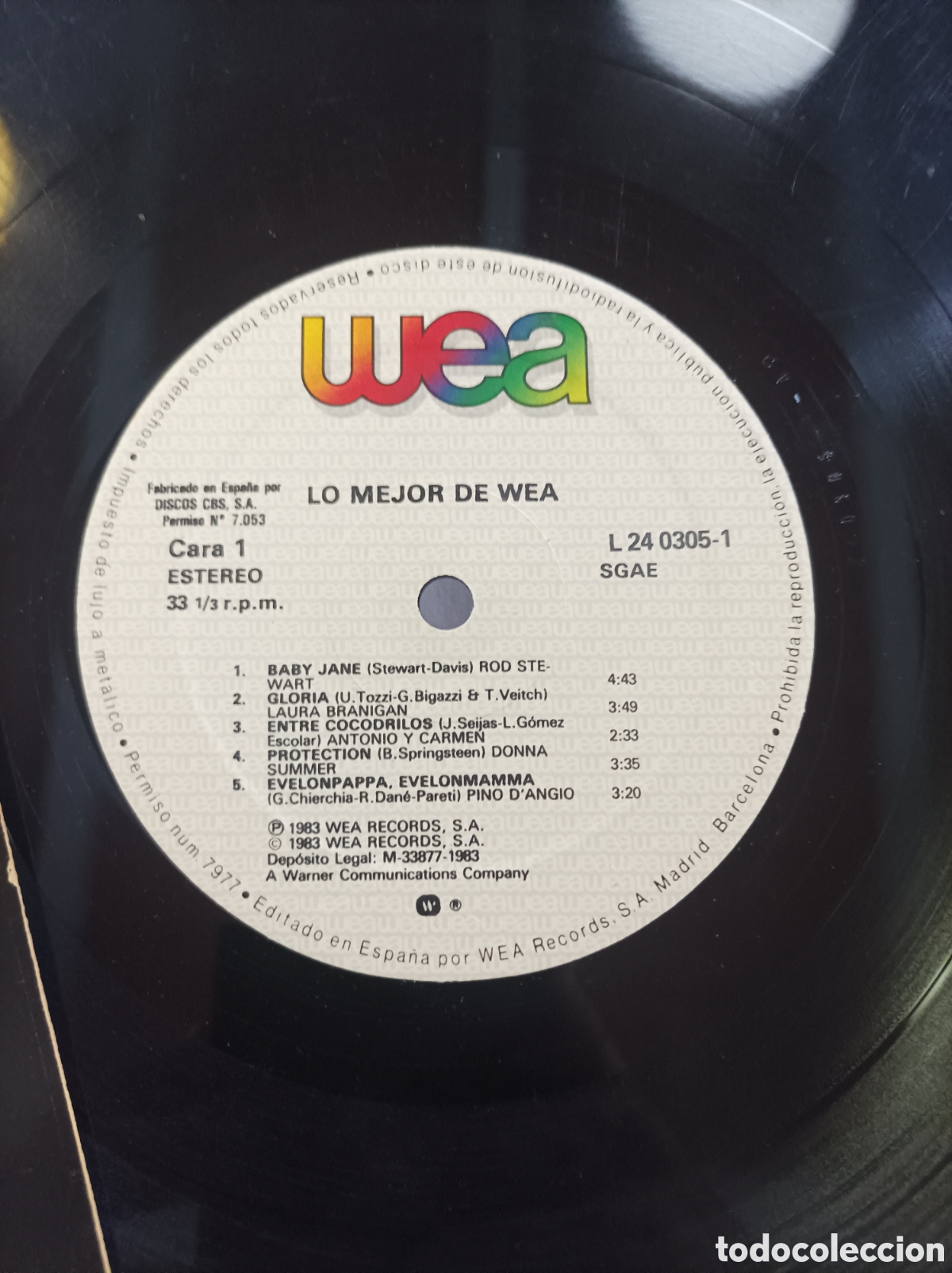 Discos de vinilo: WEA. LO MEJOR DE WEA. WARNER. 1981. - Foto 2