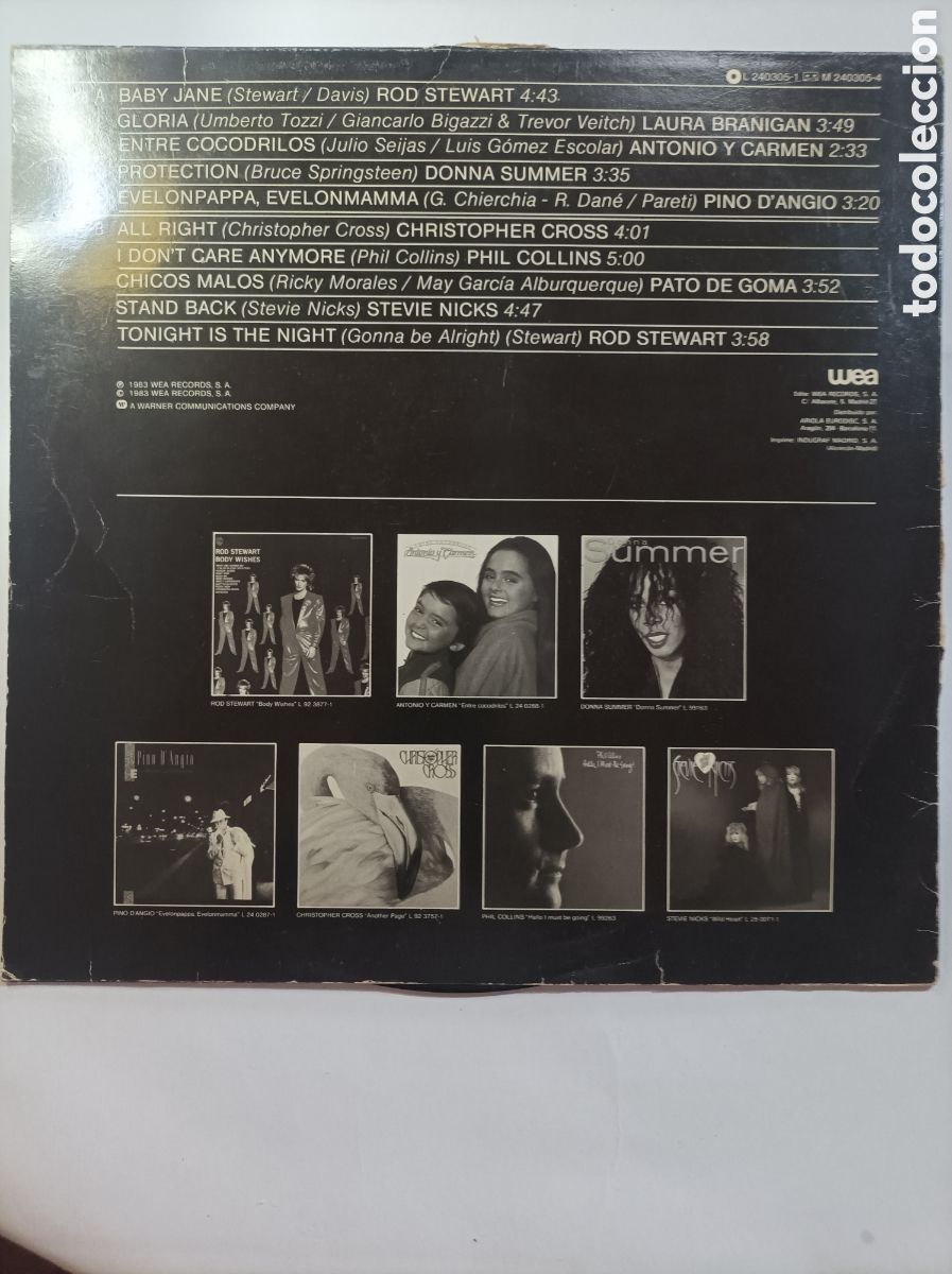 Discos de vinilo: WEA. LO MEJOR DE WEA. WARNER. 1981. - Foto 3
