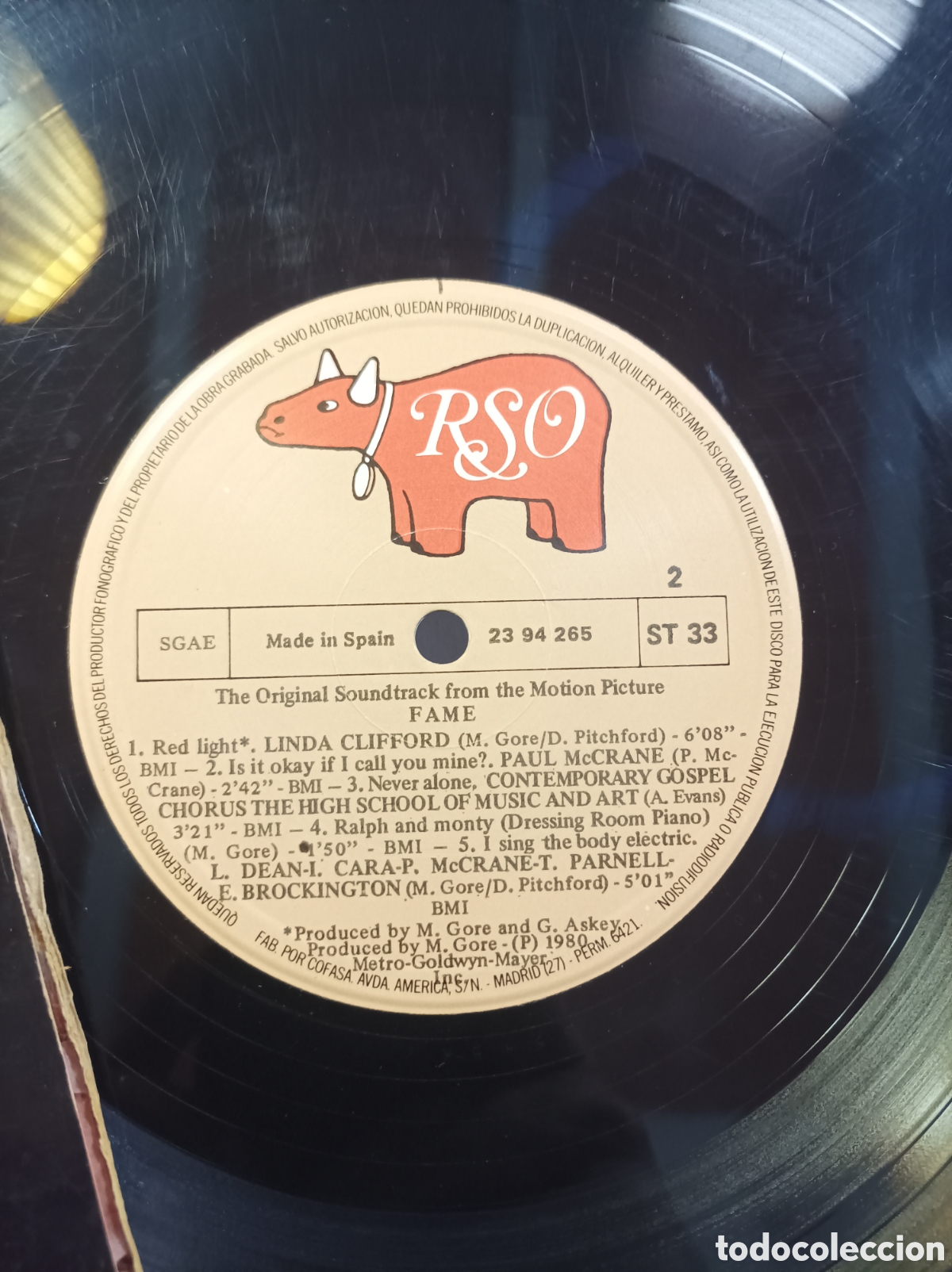 Discos de vinilo: FAME. BSO. VINILO FAMA. 1980. - Foto 2