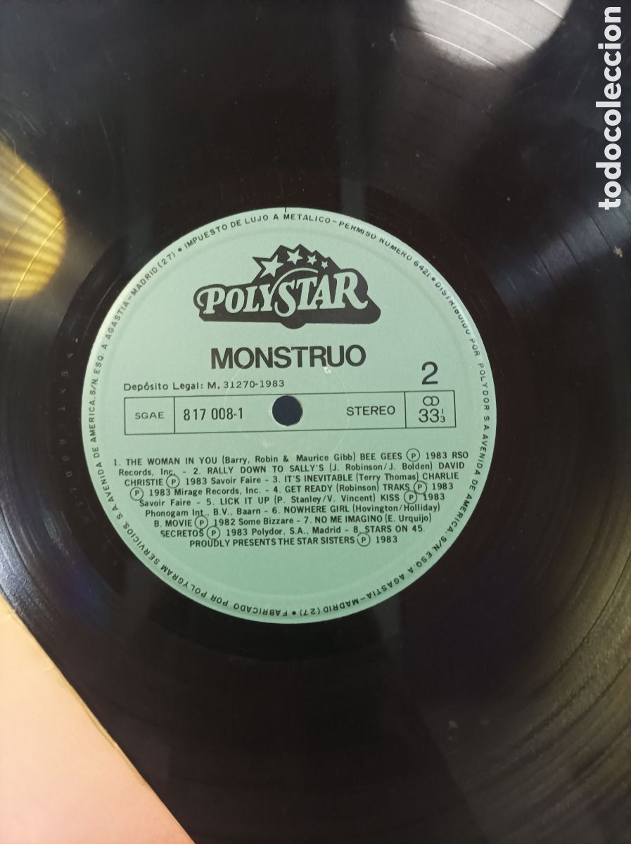 Discos de vinilo: MONSTRUO. POLYSTAR. DOBLE VINILO. 1983. - Foto 2