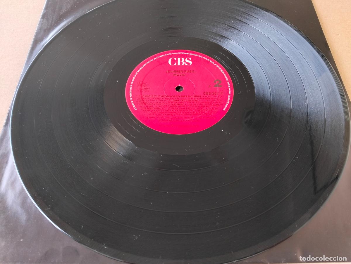 Discos de vinilo: DISCO LP, JENNIFER RUSH - MOVIN - Foto 7