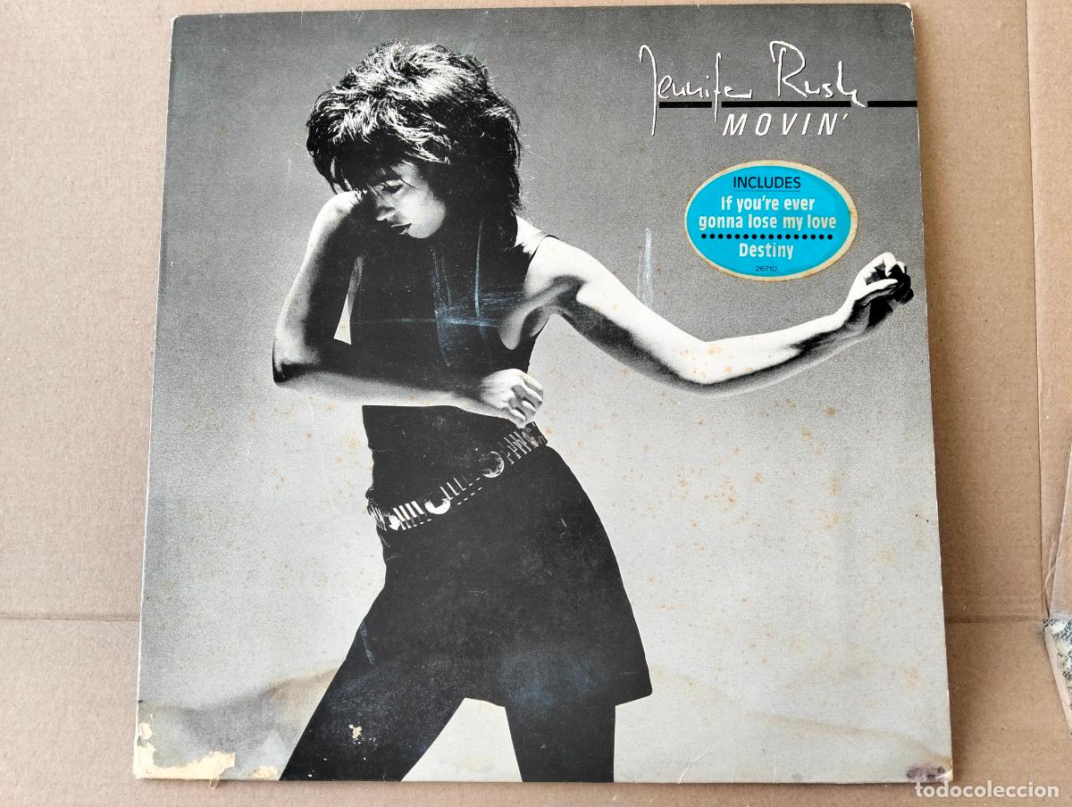 Discos de vinilo: DISCO LP, JENNIFER RUSH - MOVIN - Foto 1
