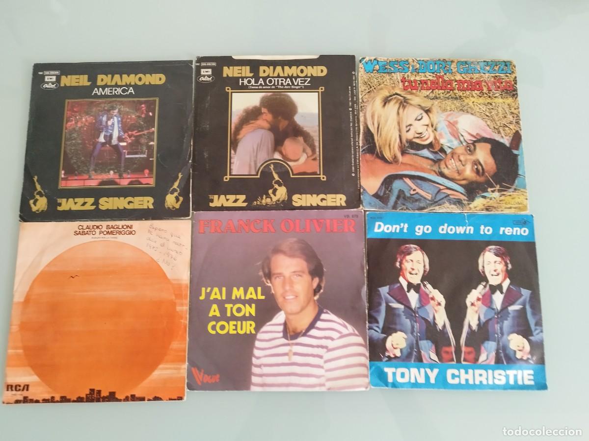 Discos de vinilo: Lote de 6 vinilos singles de 7&rdquo;, los de las fotos. - Foto 1