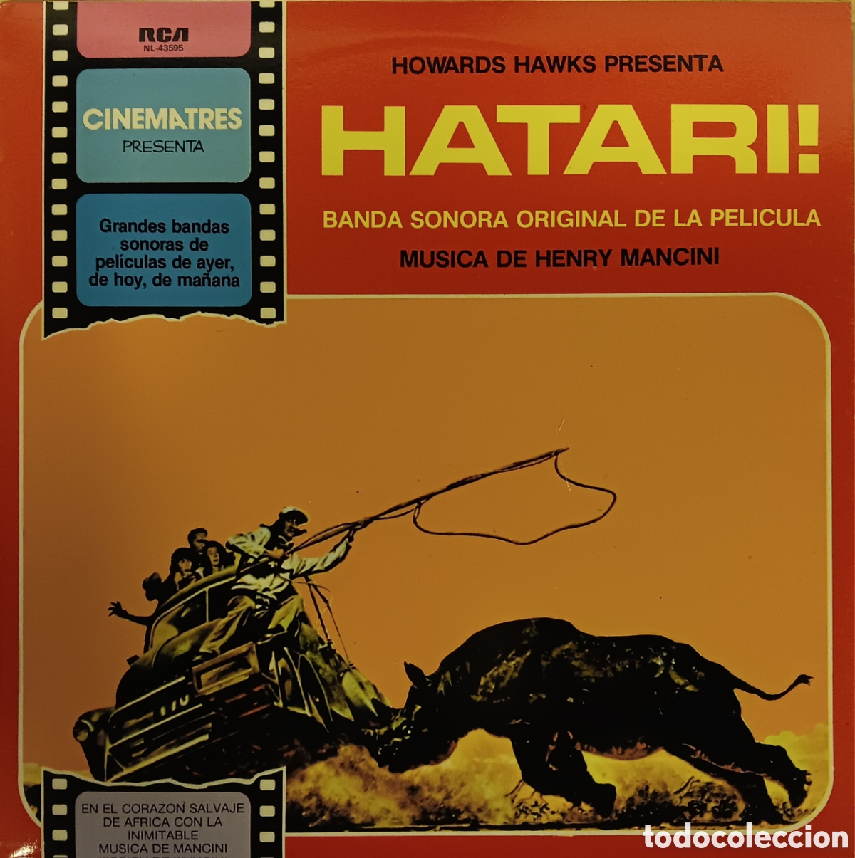 Discos de vinilo: &rdquo;HATARI!&rdquo; HENRY MANCINI - Foto 1