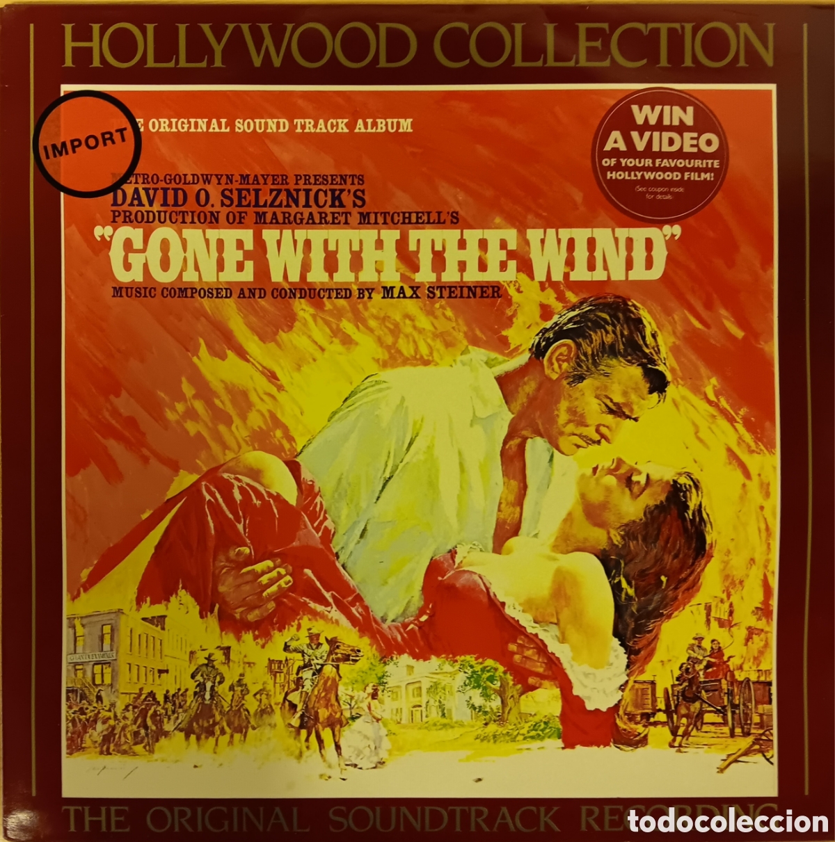 Discos de vinilo: &rdquo;GONE WITH THE WIND&rdquo; MAX STEINER BUEN ESTADO++ - Foto 1